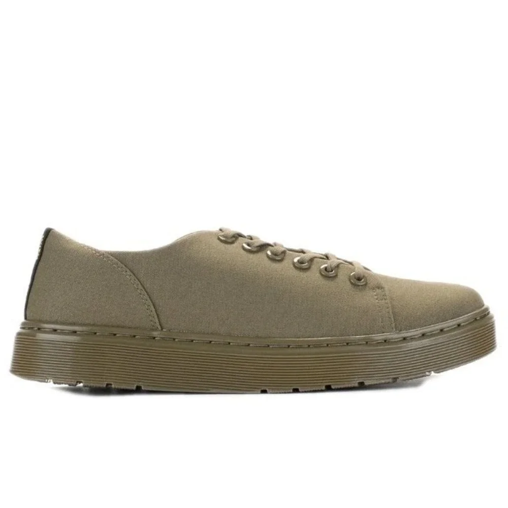 Dr.‎ Martens Casual Canvas Lo-Top Fresh Take Olive Green Size 9 New